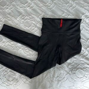 Spanx Faux Leather Leggings Size Small